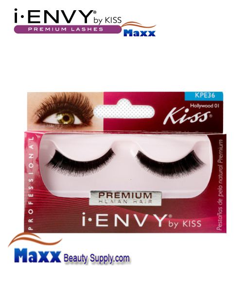 4 Package - Kiss i Envy Hollywood 01 Eyelashes - KPE36
